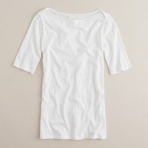 J Crew Boatneck 3/4 Tee